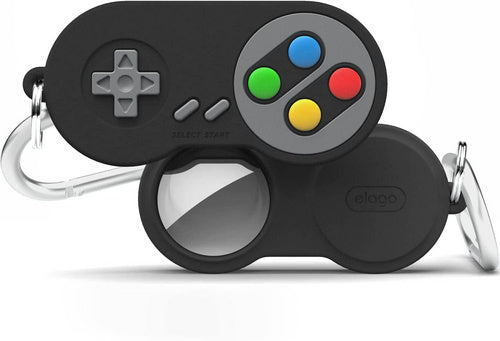 Custodia AirTag W5 Retro Joystick - Nero