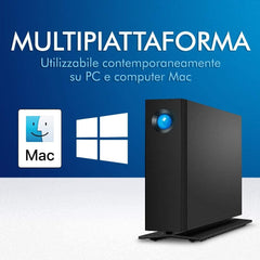 LaCie D2 Professional Hard Disk Esterno Usb-C 4TB