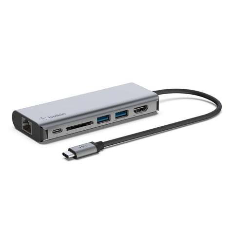 Hub Multimediale Multiporta Usb-C 6-in-1