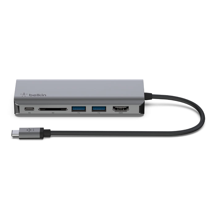 Hub Multimediale Multiporta Usb-C 6-in-1