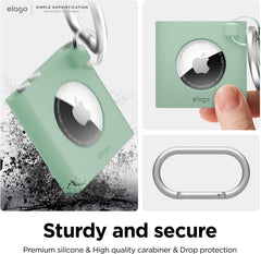 Custodia Airtag W7 Retro Mp3 - Menta