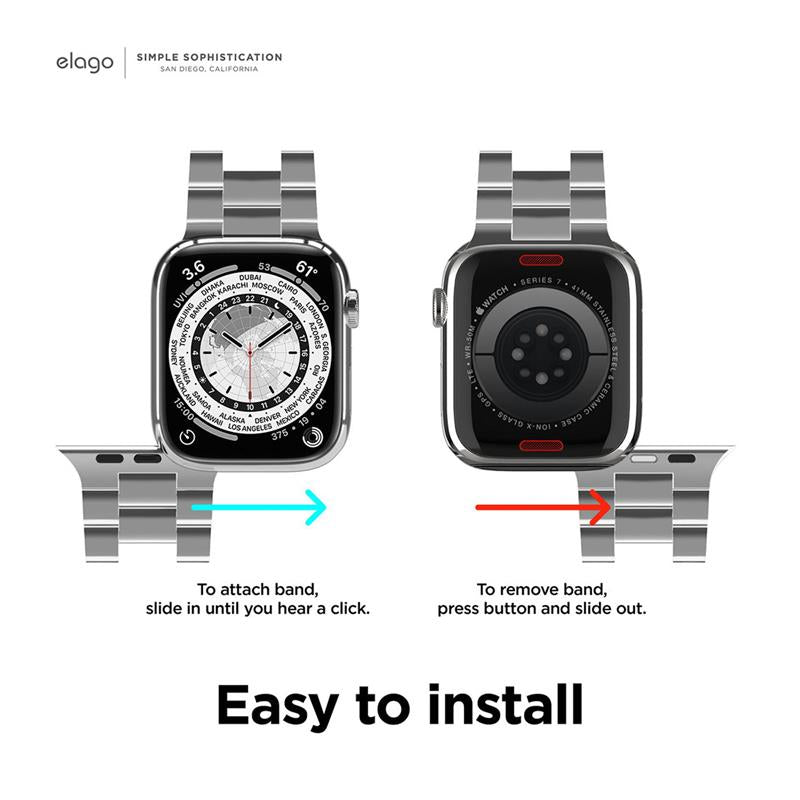 Cinturino Apple Watch Acciaio Inossidabile 40/41mm - Colore Argento