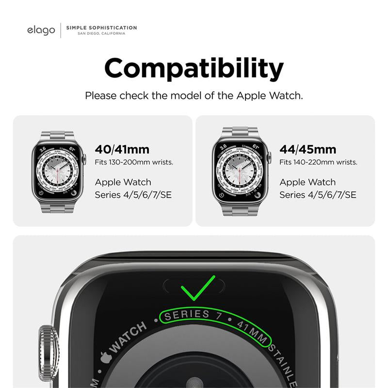 Cinturino Apple Watch Acciaio Inossidabile 40/41mm - Colore Oro Rosa