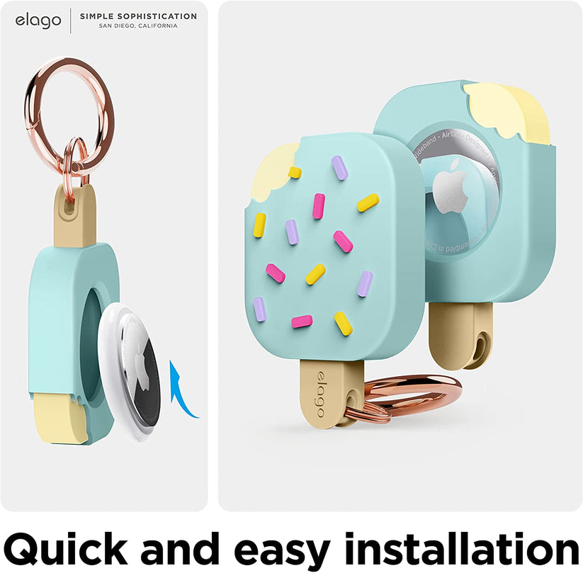 Custodia AirTag Gelato - Menta