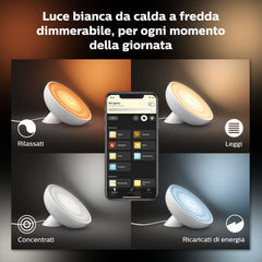 Hue Bloom - Lampada Wireless White and Color Ambiance - Bianco