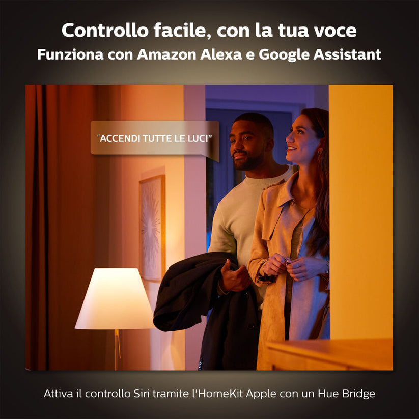 Hue Bloom - Lampada Wireless White and Color Ambiance - Bianco