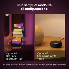 Hue Bloom - Lampada Wireless White and Color Ambiance - Bianco