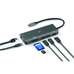 All-In adattatore multiplo USB-C in alluminio per MacBook e iPad