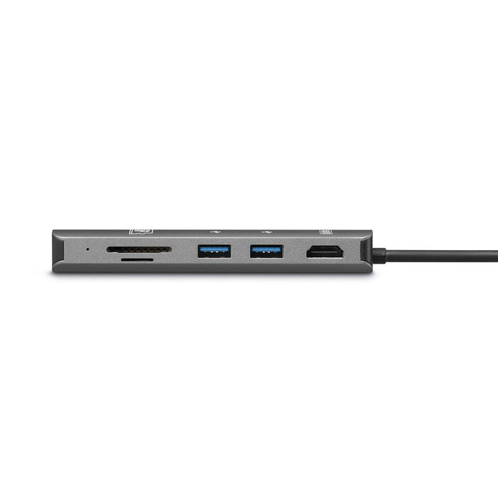 All-In adattatore multiplo USB-C in alluminio per MacBook e iPad