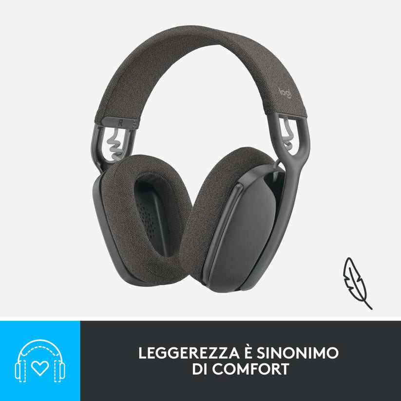 Cuffie Wireless Zone Vibe 100 - Grafite