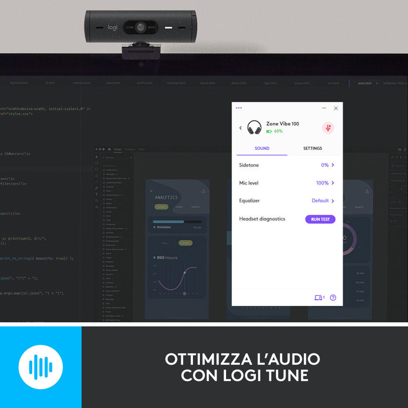Cuffie Wireless Zone Vibe 100 - Grafite