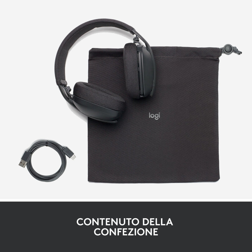 Cuffie Wireless Zone Vibe 100 - Grafite