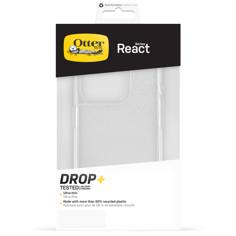 Custodia React iPhone 15 Pro - Glitter/Trasparente