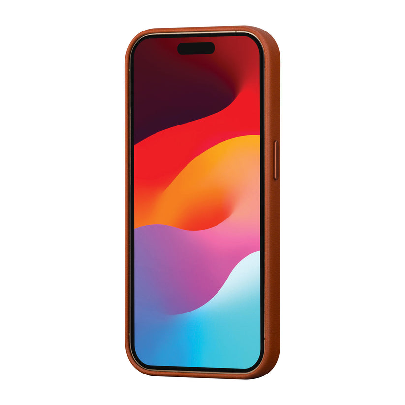 Custodia Roskilde iPhone 15 Pro - Cuoio