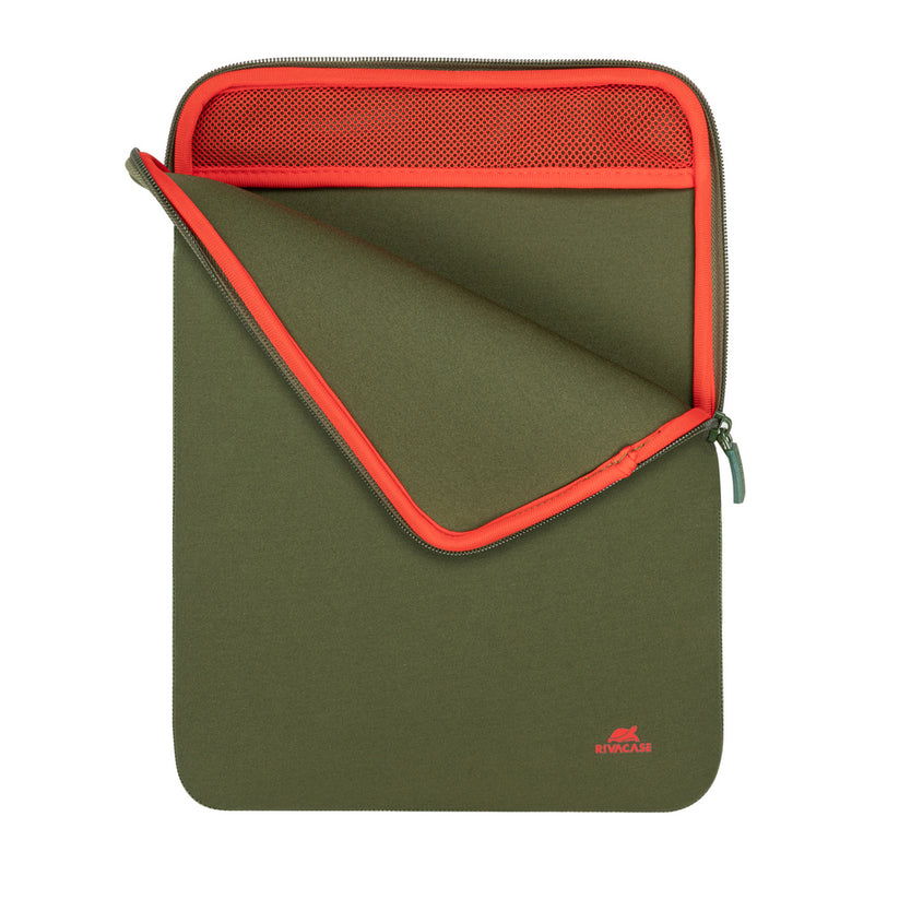 Custodia Antishock per MacBook 13'' Zip Verticale - Verde
