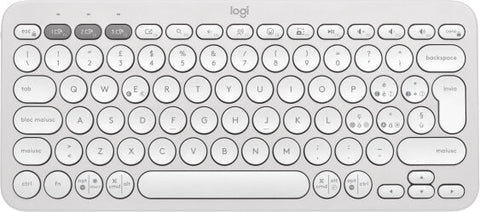 Tastiera Bluetooth Pebble Keys 2 K380s - Bianco