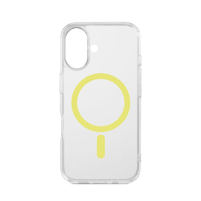 Custodia Frozen con magnete per iPhone 16 - Lime