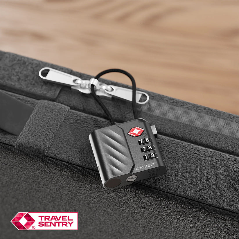 Cygnett Voyager TravelTag - Lucchetto per viaggi sicuri approvato TSA