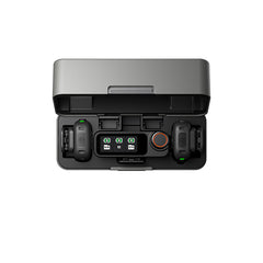 DJI Mic 3 (2 trasmettitori + 1 ricevitore) + custodia di ricarica