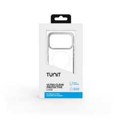 Custodia trasparente con magnete bianco per iPhone 17 Pro