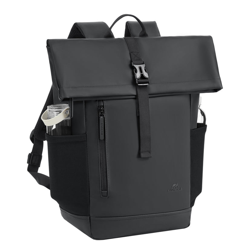Zaino Roll Top 14" nero Rivacase Eden 7826