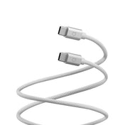 Cavo da USB-C a USB-C 1 metro (sincronizza e ricarica fino a 60W) - Bianco