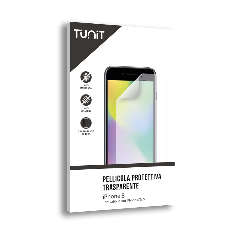 Pellicola protettiva trasparente per iPhone 6/6s/7/8/SE 2020